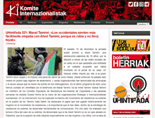 Tablet Screenshot of komiteinternazionalistak.org